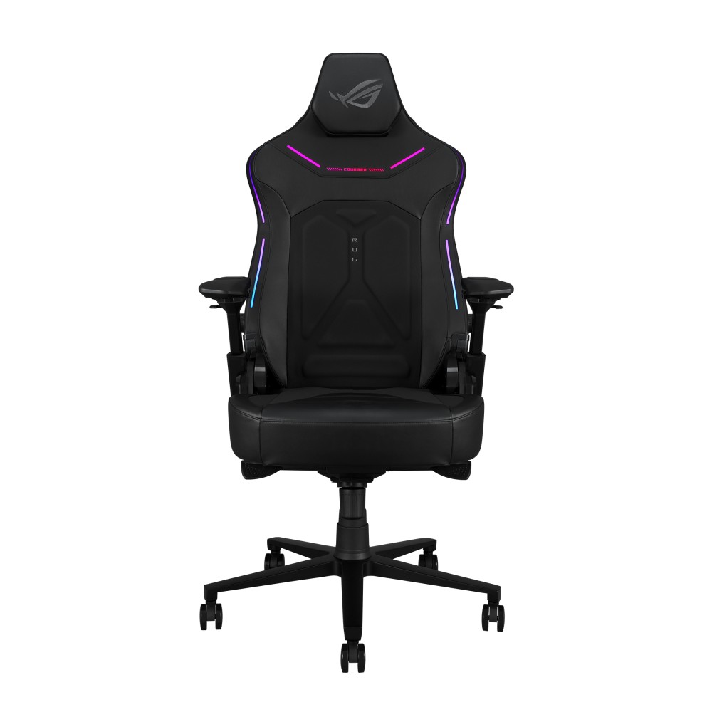 ASUS ROG Courser SL302 Gaming Chair – Premium RGB Ergonomic Gaming Chair with Dynamic Synchronized Recline, 4D Armrests & Adjustable Lumbar Support