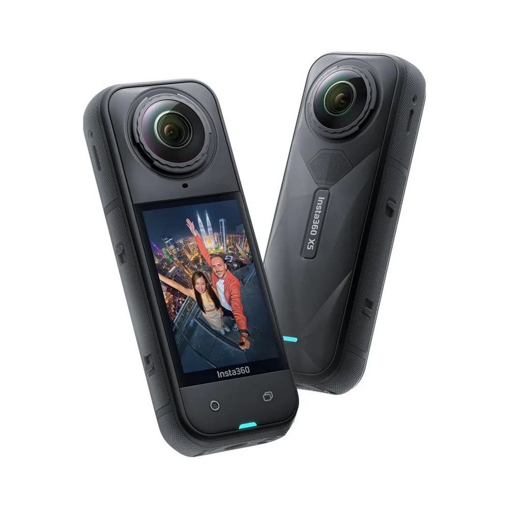 Insta360 X5 8K 360 Action Camera – Dual 1/1.28 Inch Sensors, 8K 360° Video, 5.7K60 HDR, 72MP Photos, FlowState Stabilization, Waterproof