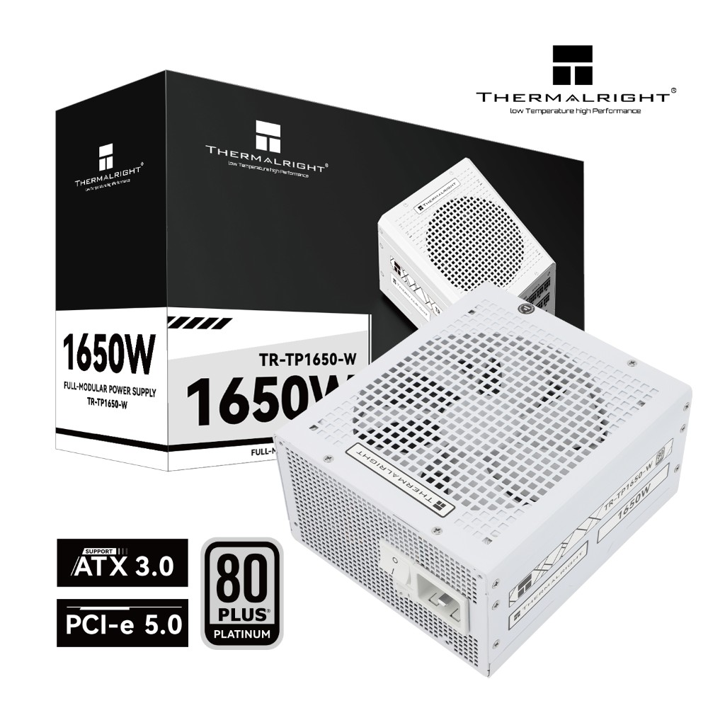 Thermalright TP-1650-W 1650W 80 Plus Platinum Fully Modular Power Supply White