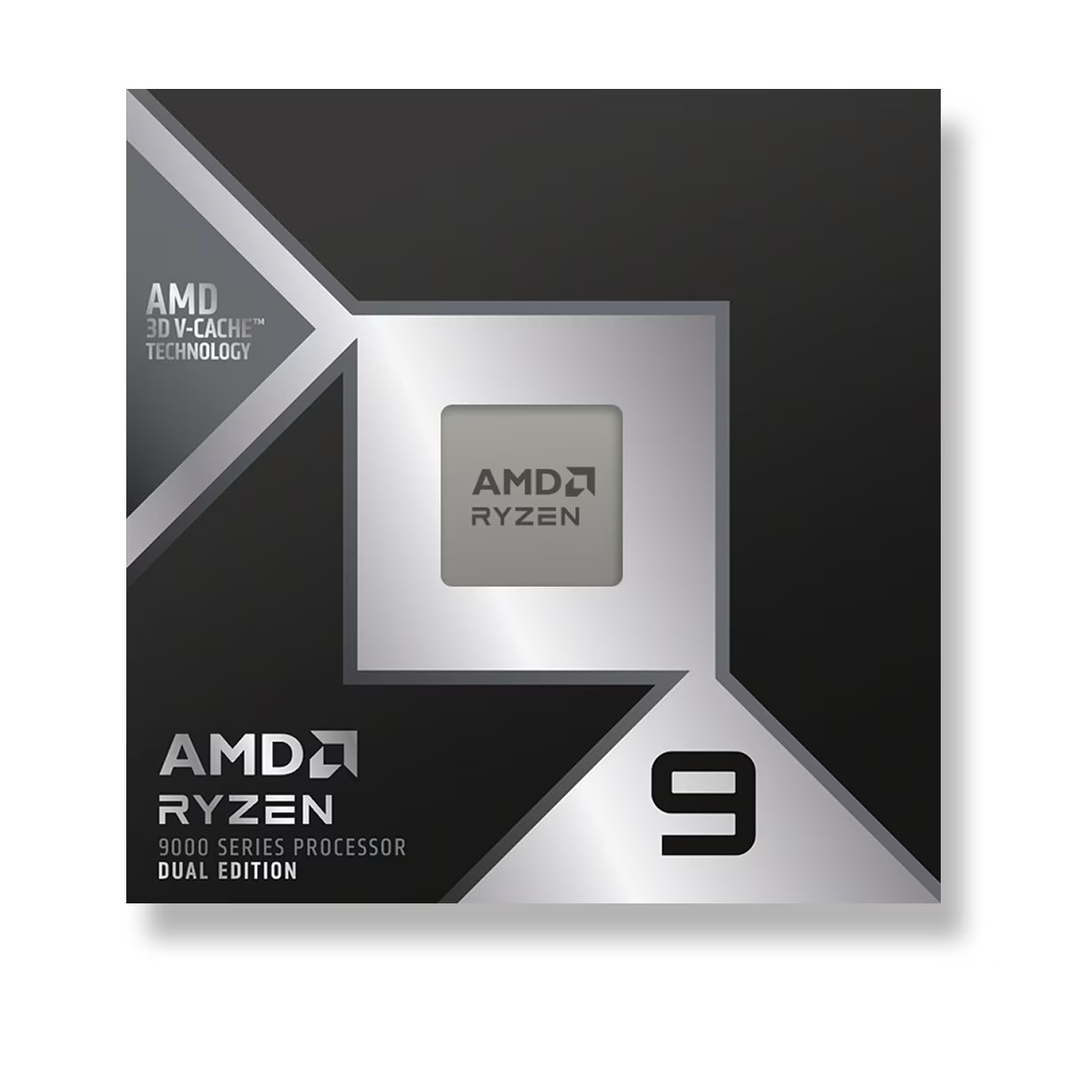 AMD Ryzen 9 9950X3D2 Dual Edition 16-Core 32-Thread Desktop Processor | Up to 5.6GHz | 208MB Cache | Dual 3D V-Cache | AM5 | DDR5 | PCIe 5.0 | 200W