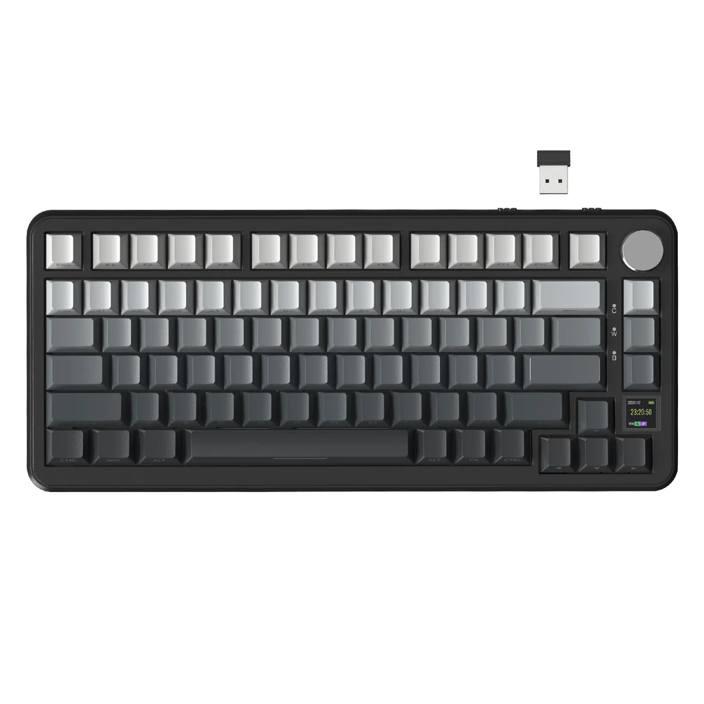 ATTACK SHARK X85PRO Tri-mode Gasket Mechanical Keyboard - Moonlight Blueberry Switch