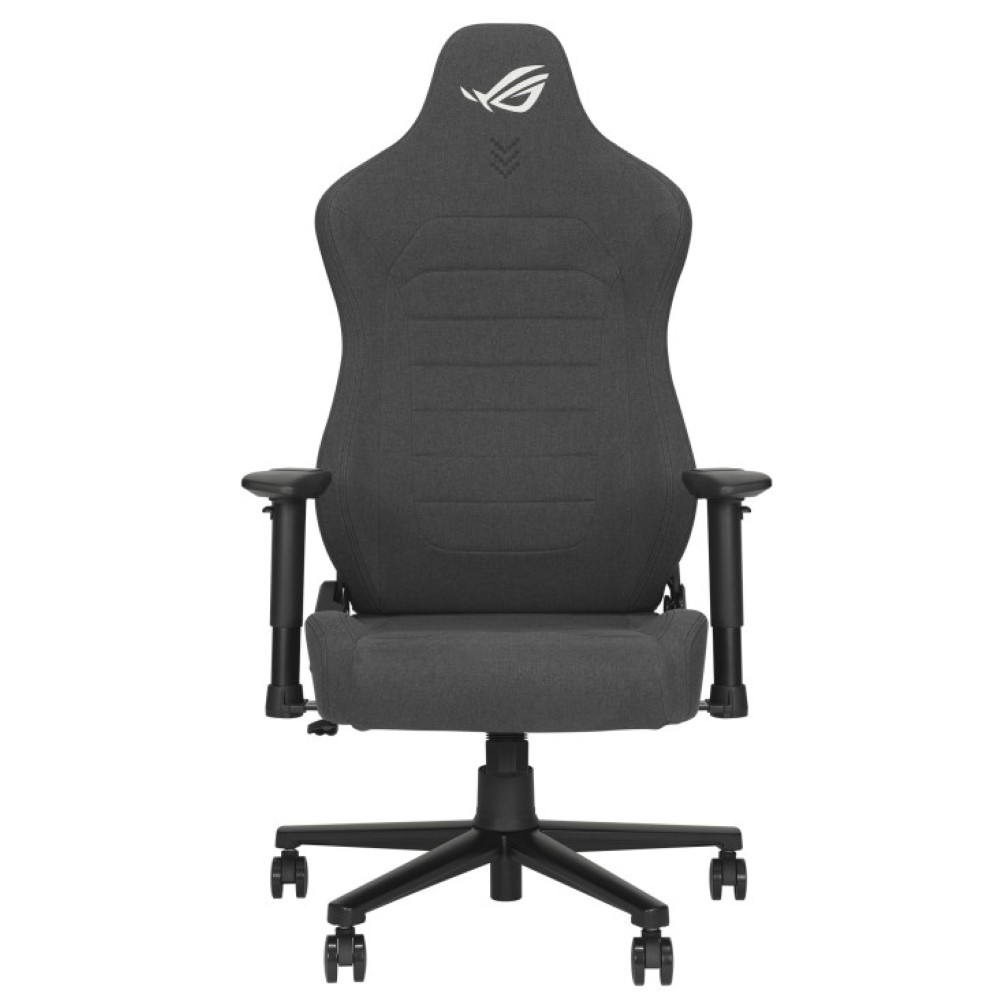 Asus SL201C Rog Aethon Fabric Edition Gaming Chair All-Steel Frame Dual-Density Seat Cushion, 2D Armrests with Soft Padding Ergonomic Lumbar Support for High Back Chair for Home Office & Gaming