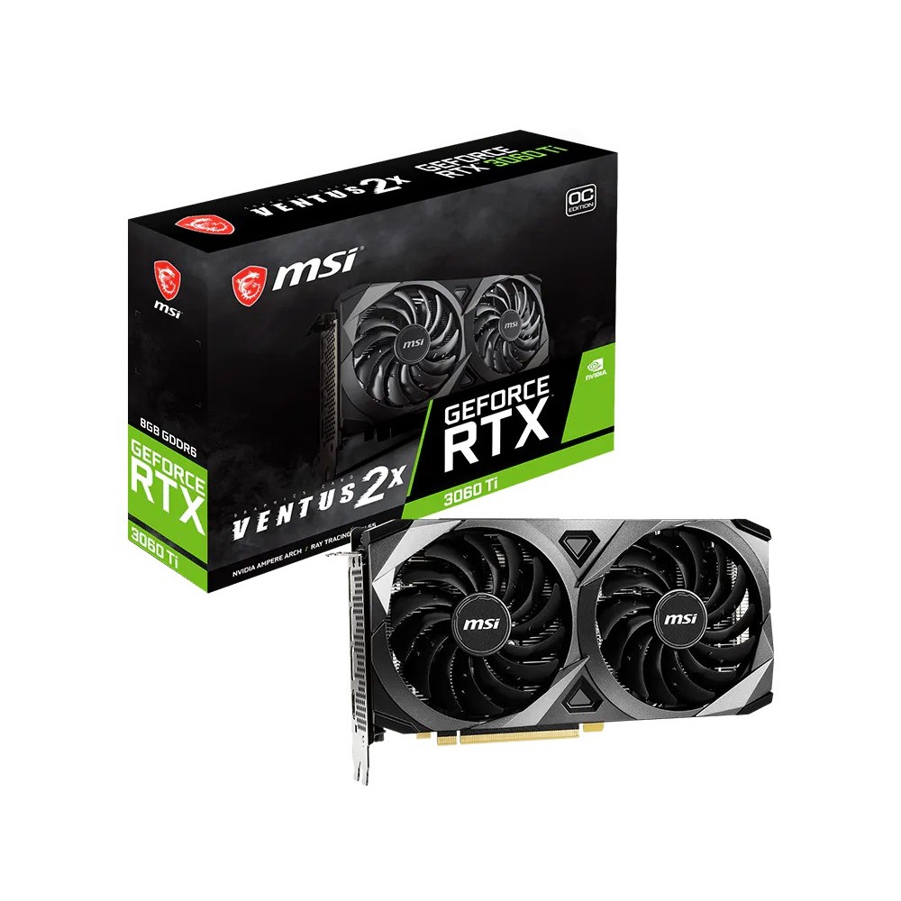 MSI GeForce RTX 3060 Ti VENTUS 2X OC 8GB GDDR6 Graphics Card (Used)