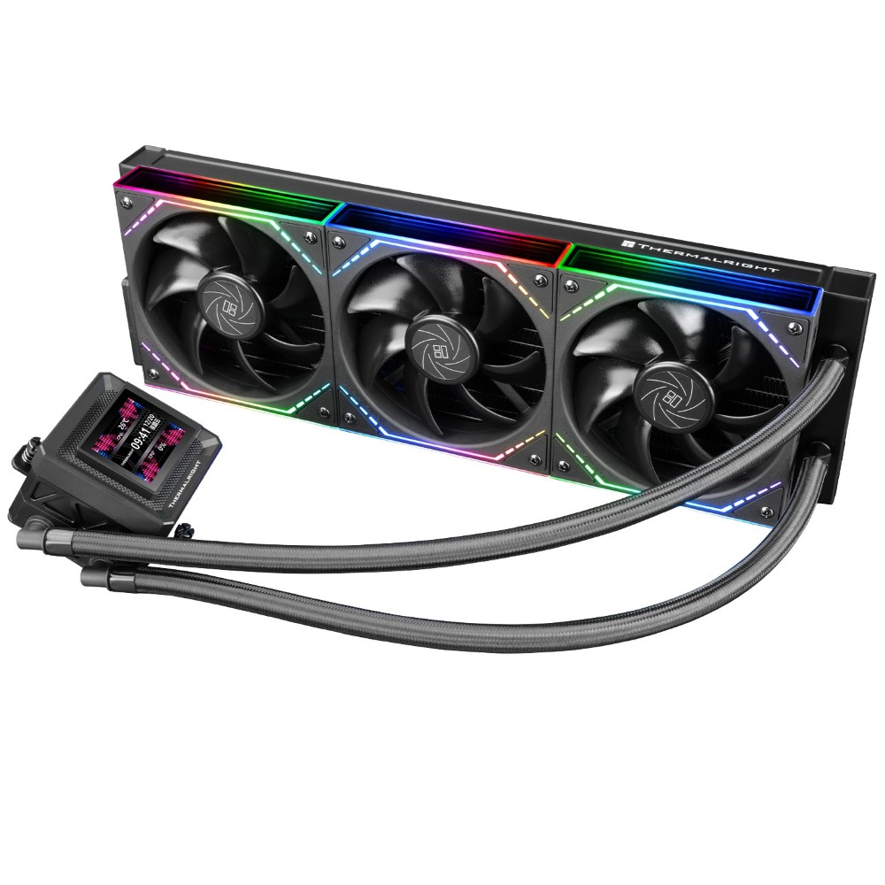 Thermalright Frozen Warframe 360 SE ARGB Black V2 360mm AIO Liquid CPU Cooler | 3× 120mm ARGB Fans | Intel LGA 1851/1700 | AMD AM4/AM5