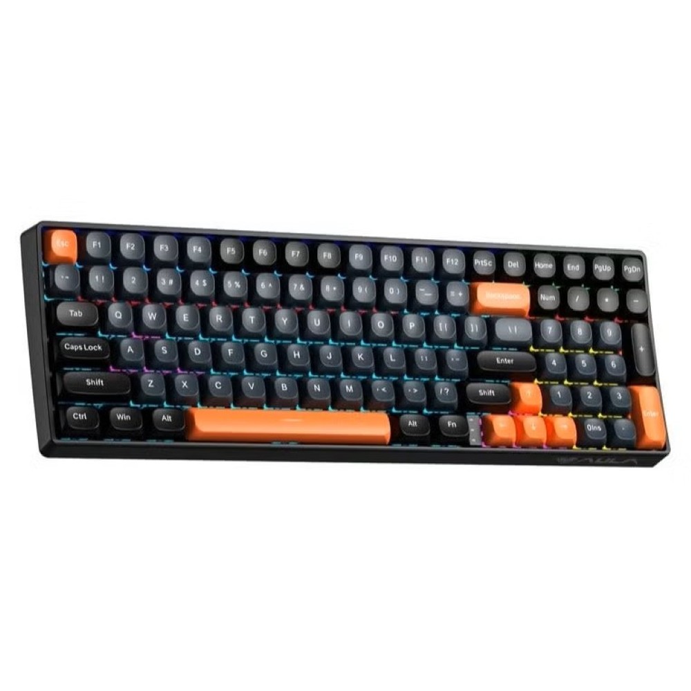 AULA S100 Pro Wireless Mechanical Gaming Keyboard – 99-Key, Tri-Mode, RGB Backlit, Hot-Swappable