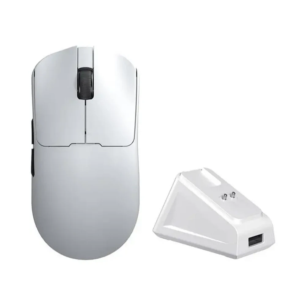 AULA SC380Pro Wireless Gaming Mouse White | PixArt PAW3311 | 12,000 DPI | 1000Hz | Tri-Mode | Charging Dock