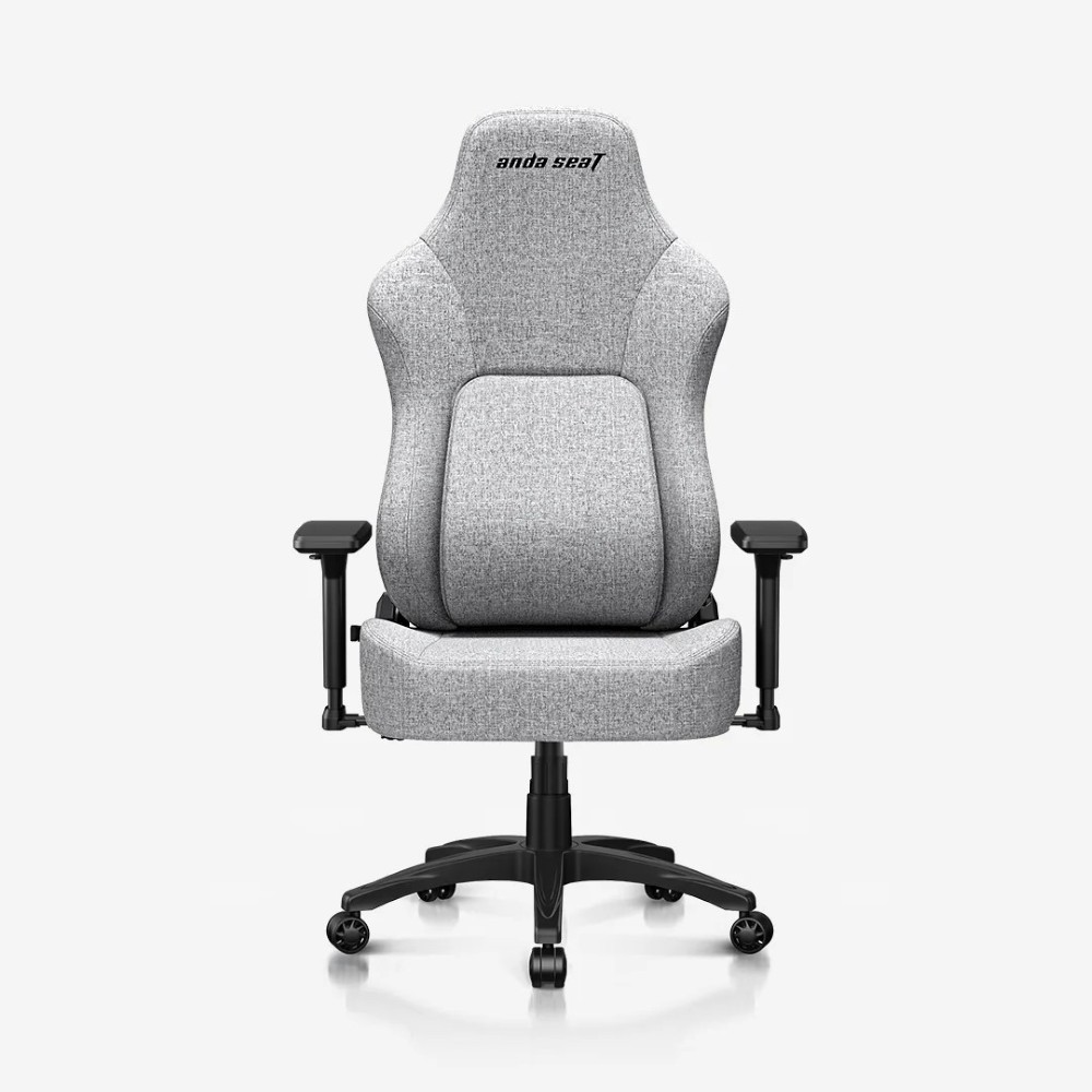 Anda Seat Phantom 4 Series Ergonomic Gaming Chair Gray Fabric | Dynamic Auto-Tracking Lumbar | 135° Recline | 2D Armrests | Cold-Cure Foam