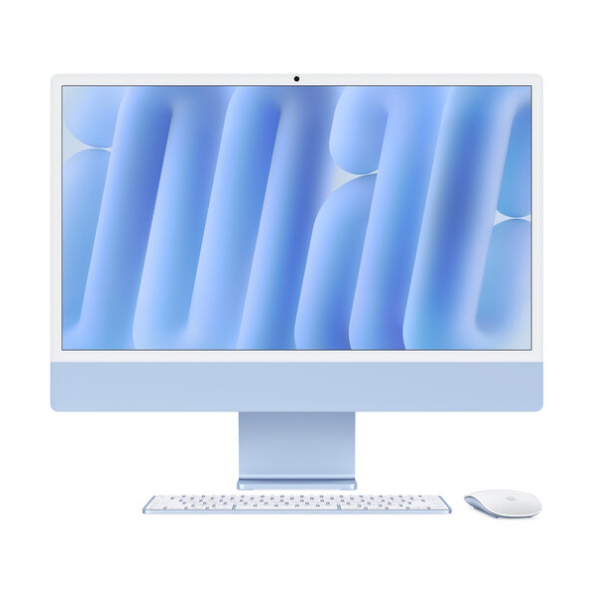 Apple 24 Inch iMac MWV33 M4 8-Core CPU 16GB Unified RAM | 256GB SSD 4480 x 2520 Retina Display 2 x Thunderbolt Blue