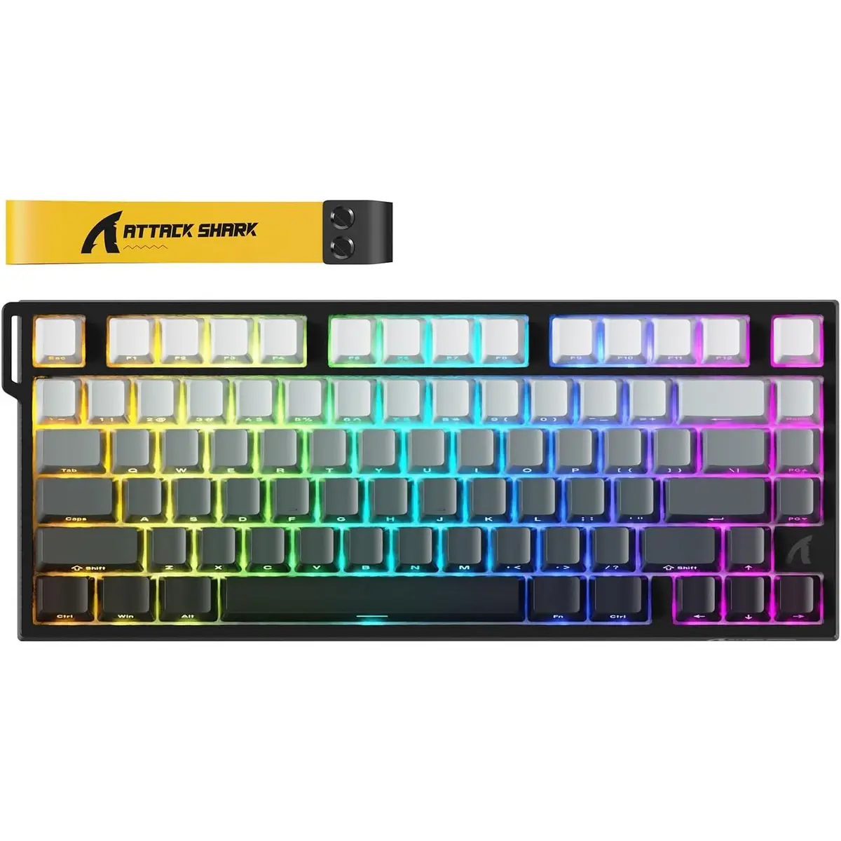 Attack Shark R82 HE 75% RGB Rapid Trigger Magnetic Gaming Keyboard – Moonlight