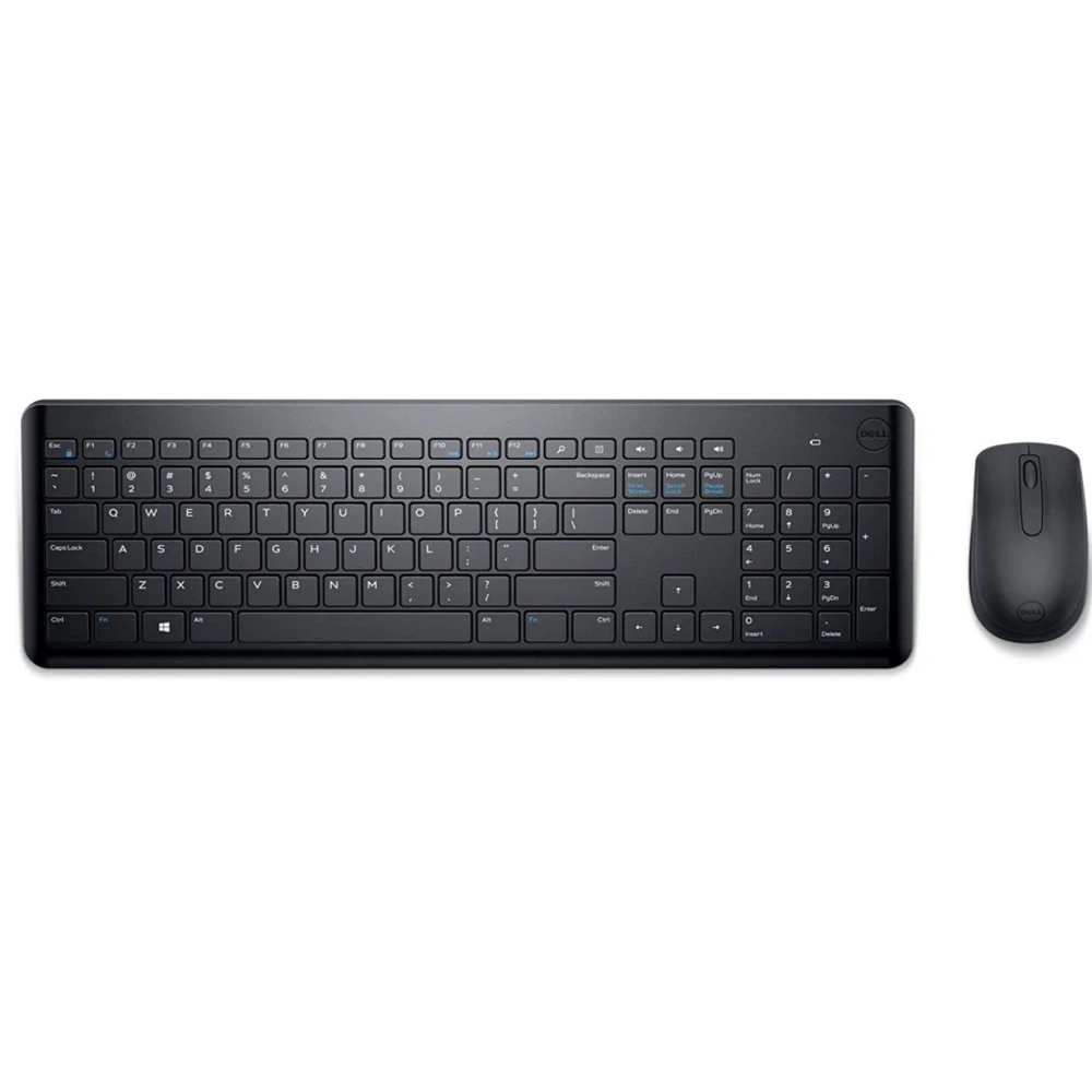 Dell KM117 Wireless Keyboard & Mouse Combo | 2.4GHz Wireless | Full-Size Keyboard | Optical Mouse | USB Receiver