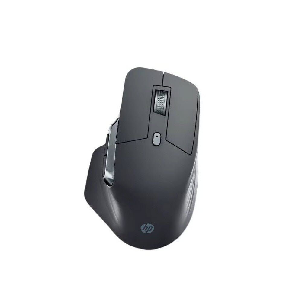 HP Professor 1 Wireless Bluetooth Mouse, Ergonomic Design, Quiet Operation, Rechargeable, Tri-Mode Universal, High-End Black