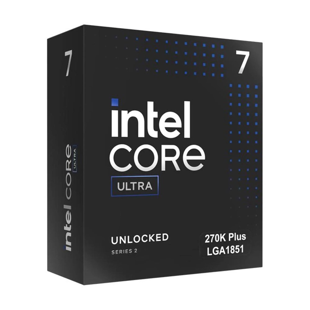Intel Core Ultra 7 270K Plus 24 cores (8 P-cores + 16 E-cores) up to 5.5 GHz Processor