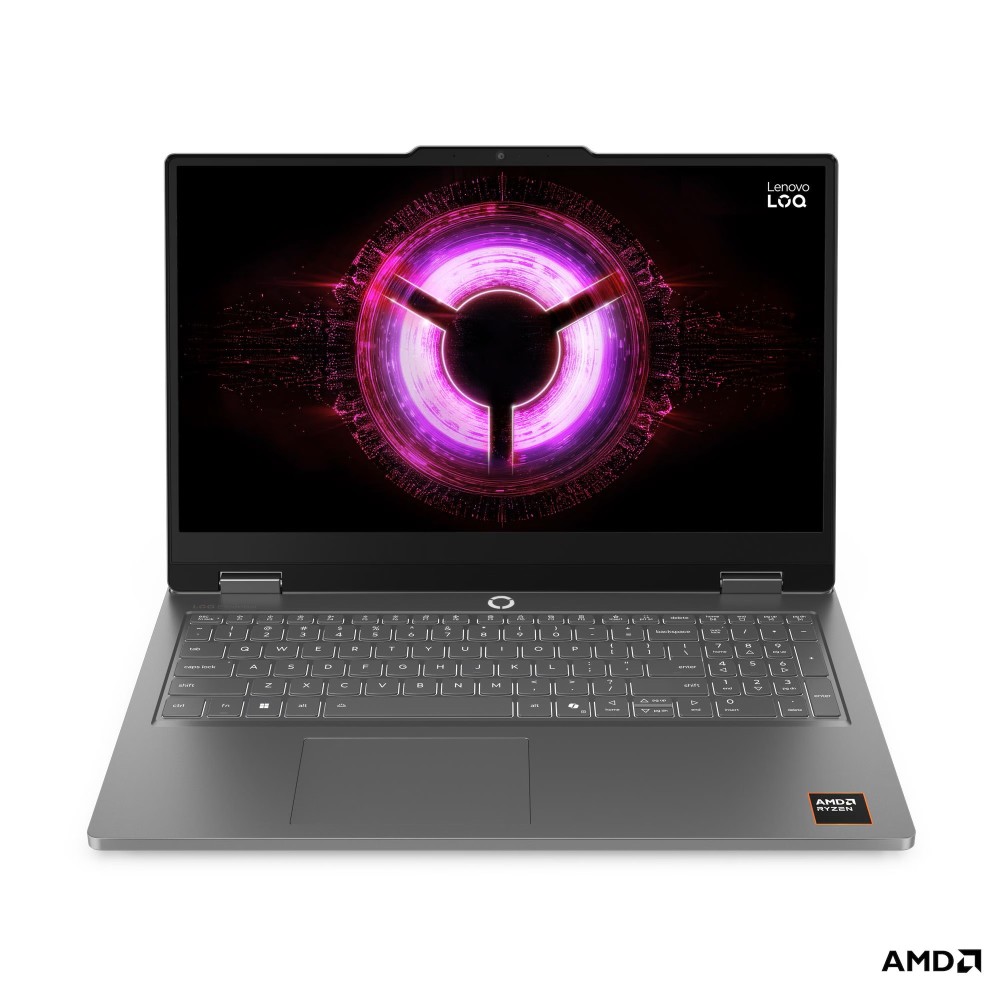 Lenovo LOQ Essential 15ARP11 Gaming Laptop | Ryzen 7 170 | 16GB DDR5 | 512GB SSD | RTX 5050 8GB | 15.6 Inch FHD IPS | White Backlit KB | Luna Grey