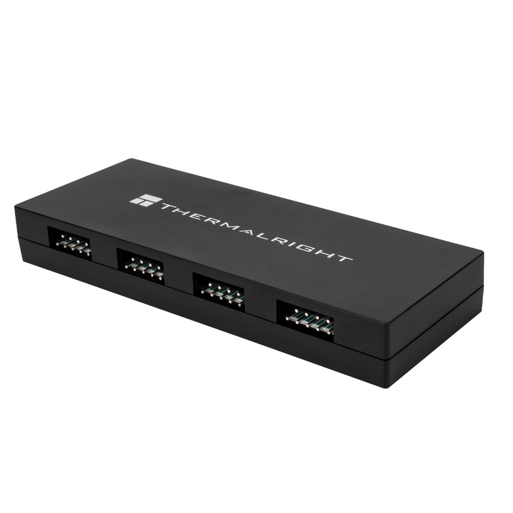 Thermalright USB 2.0 HUB X5 Black – 5-Port Internal Motherboard Header Splitter with SATA Power