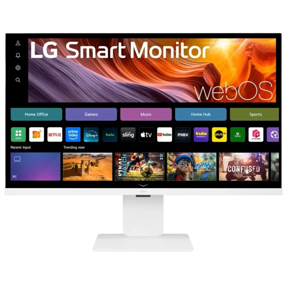 LG 32U850SA-W 31.5" 4K UHD Smart Monitor | IPS | webOS | USB-C 90W PD | HDR10 | Built-in Webcam